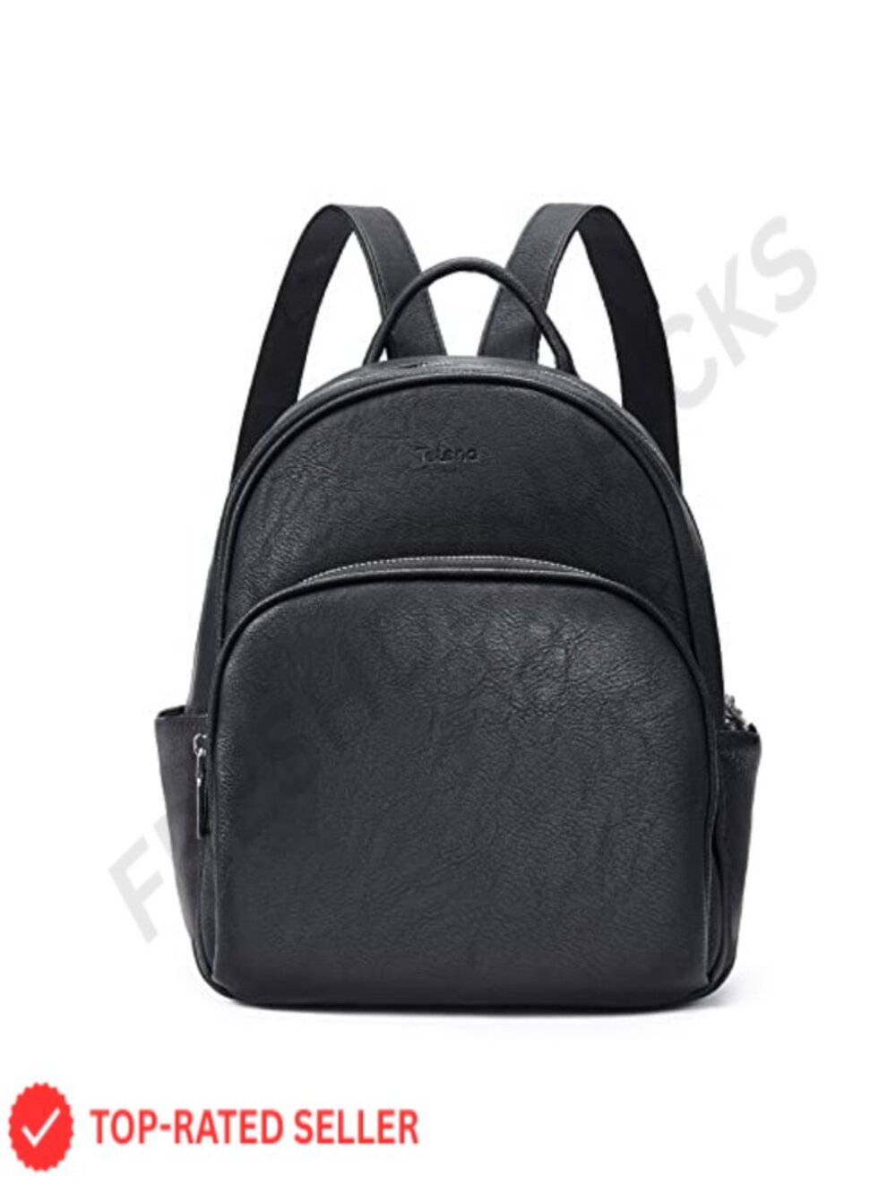 Telena Girls Vegan Leather Mini Backpack Small Travel Daypack